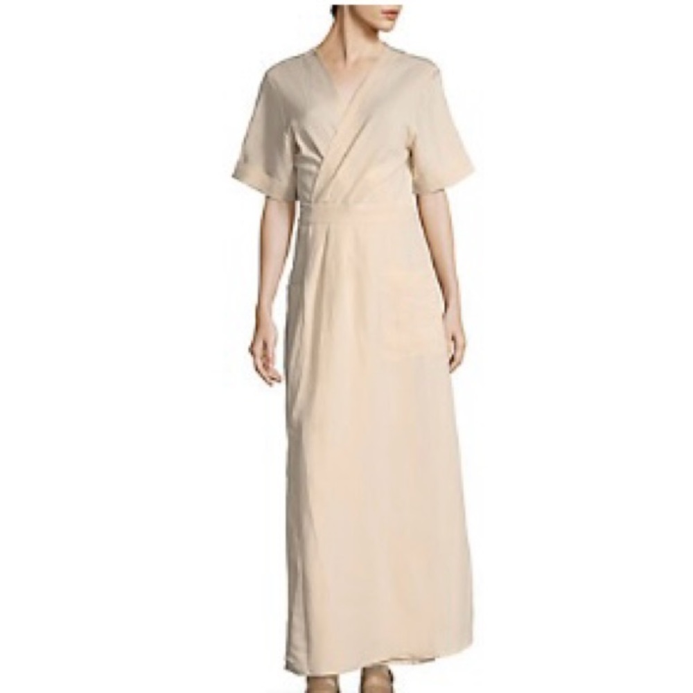 **Ava & Aiden Cotton Wrap Maxi Dress
